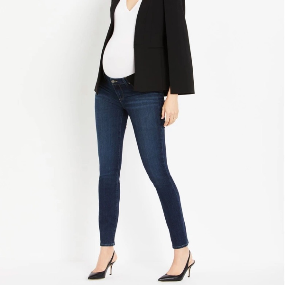 PAIGE Transcend Verdugo Ultra Skinny Maternity Jeans Sz 28